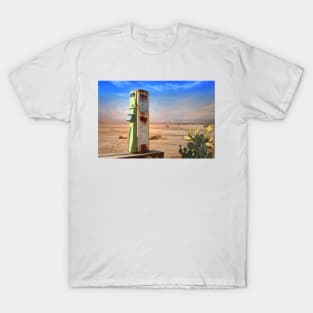 Old Gas Pump in Desert T-Shirt